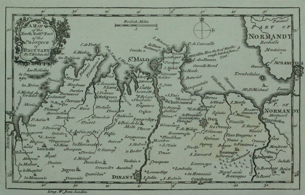 Map of Saint-Malo